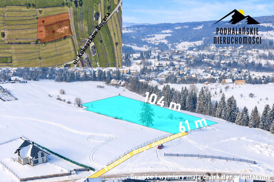 Działka budowlana Nowy Targ