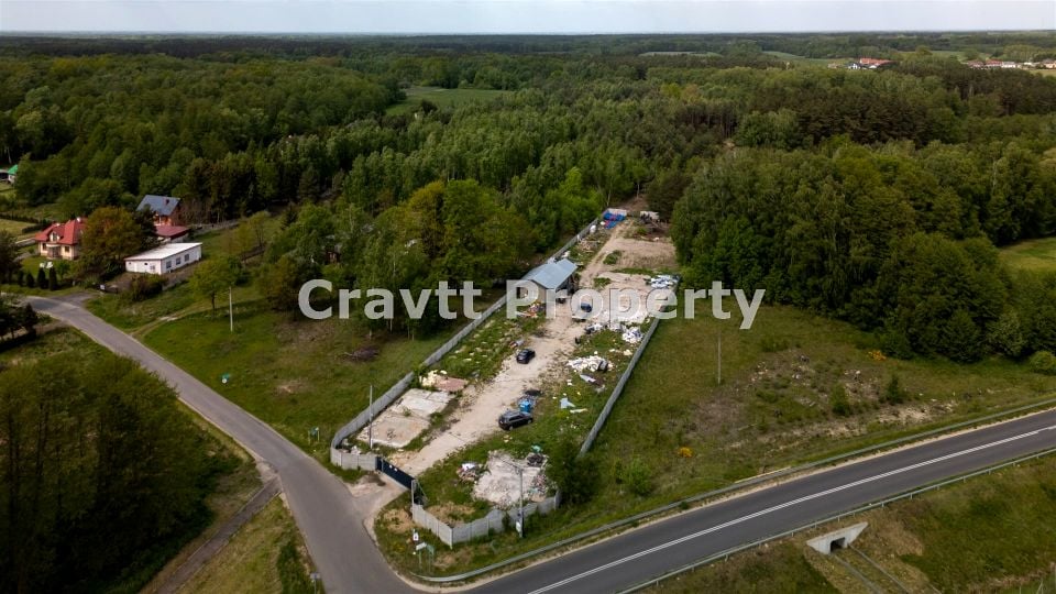 Zabudowana działka Grzymek