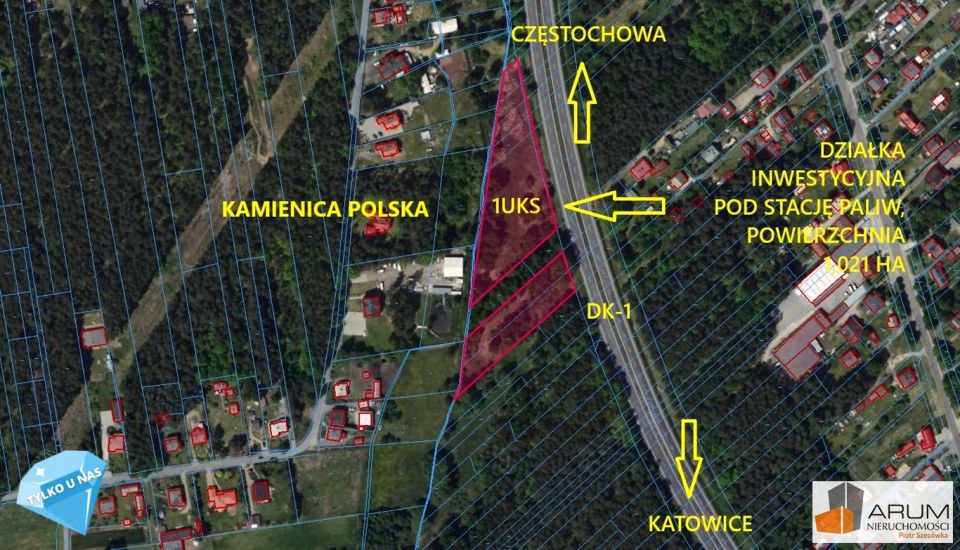 Działka inwestycyjna Romanów