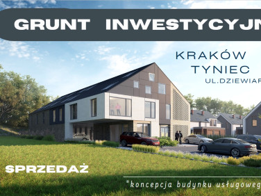 Działka usługowa Kraków