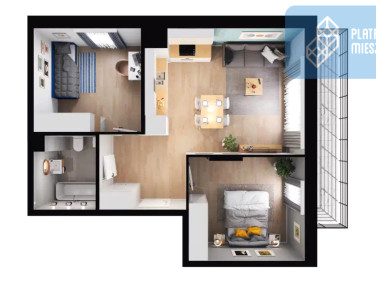 Mieszkanie apartamentowiec Łódź