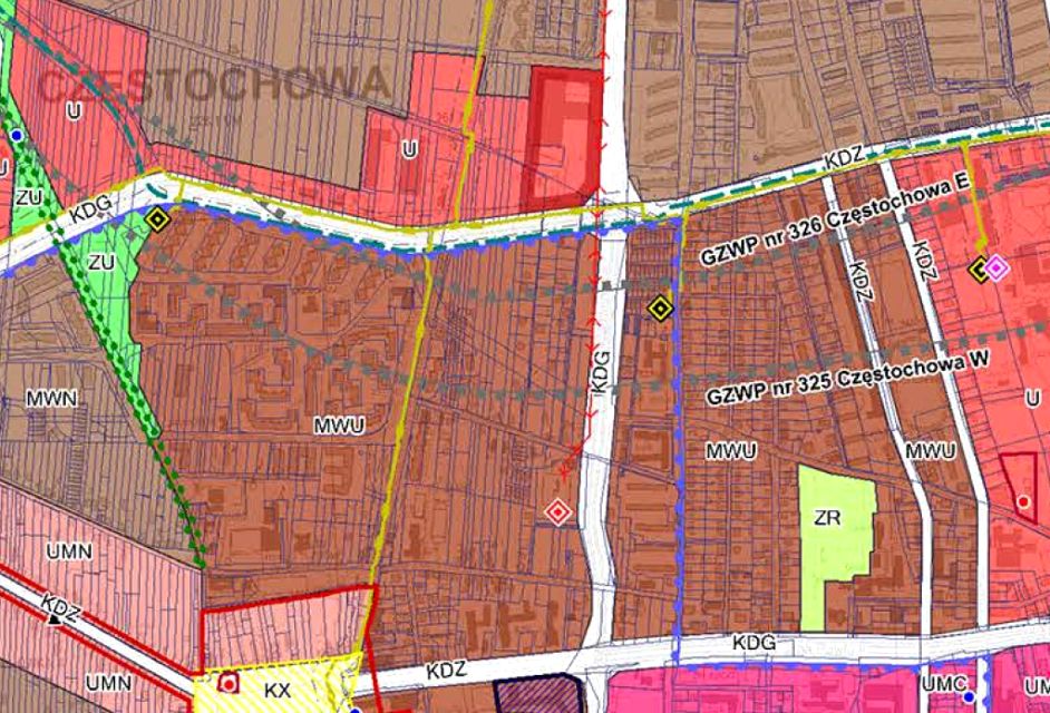 Działka inwestycyjna Częstochowa