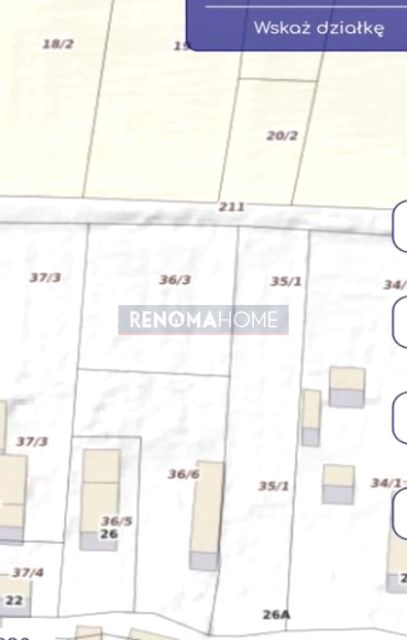 Działka budowlana Dąbie