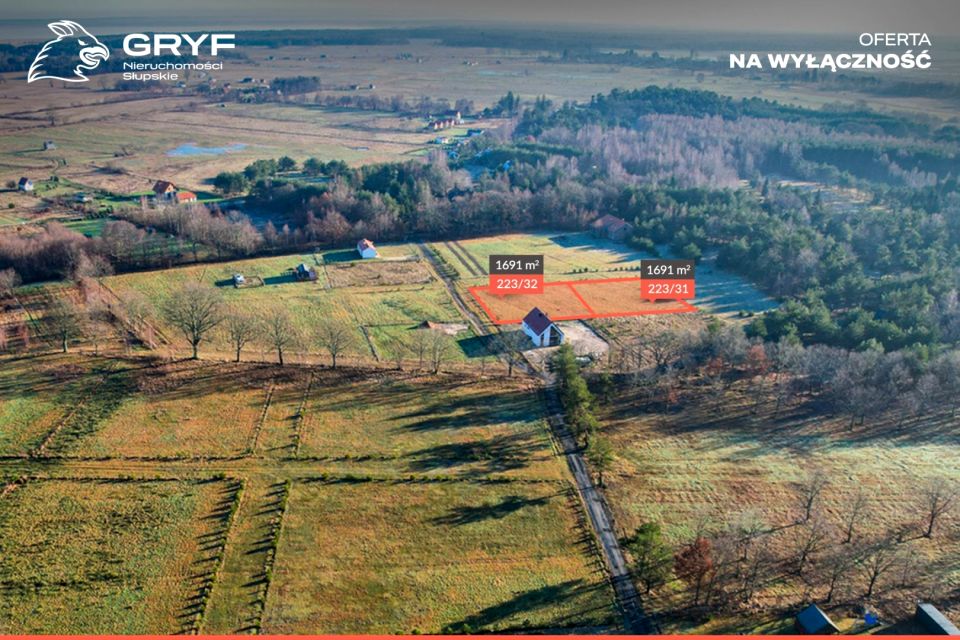 Pusta działka Smołdziński Las