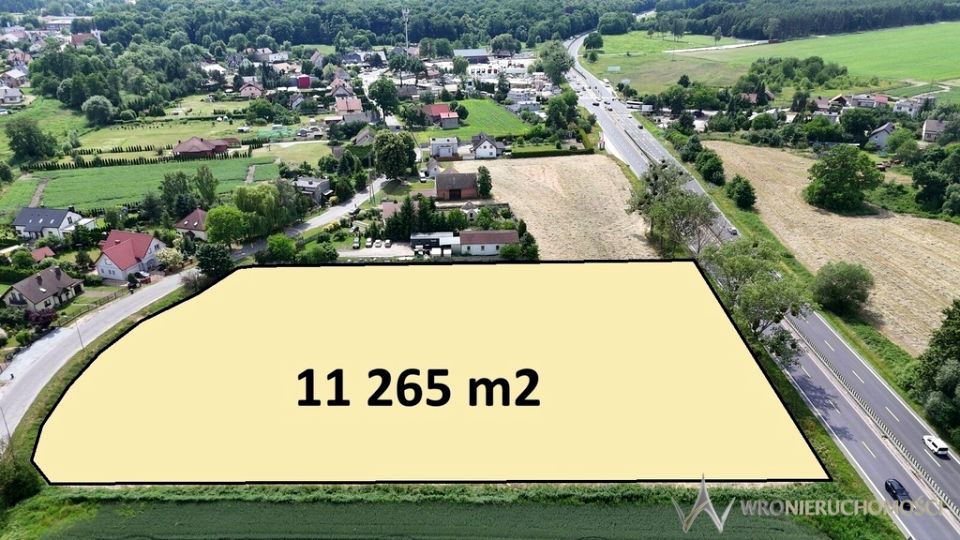 Działka usługowa Borowa