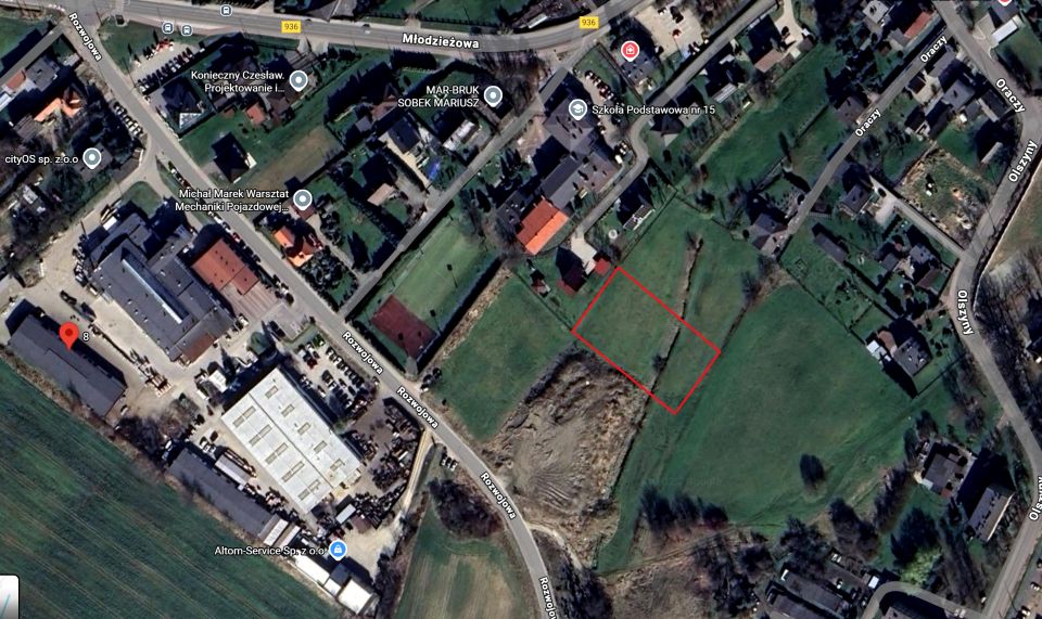 Działka budowlana Wodzisław Śląski sprzedam