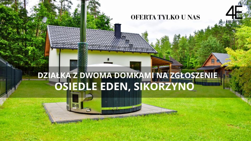 Działka rekreacyjna Sikorzyno