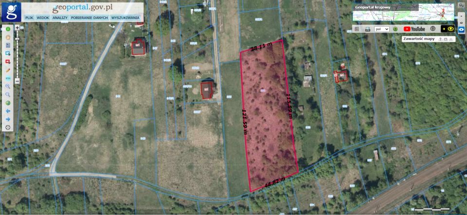 Działka budowlano-rolna Sidzina