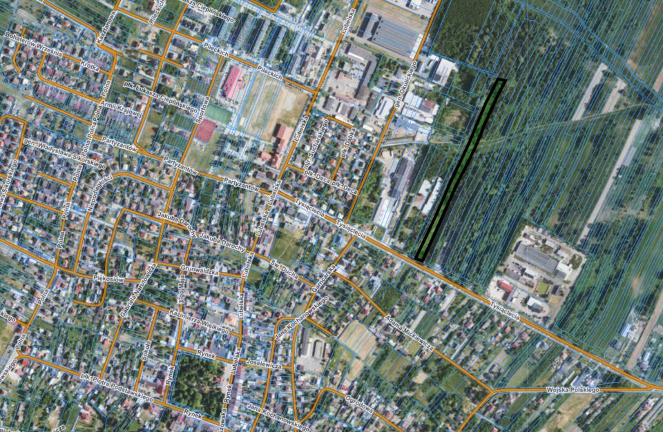 Działka inwestycyjna Sokołów Małopolski
