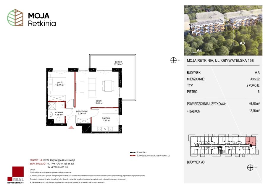 Mieszkanie Lublinek-Pienista, ul. Obywatelska 158