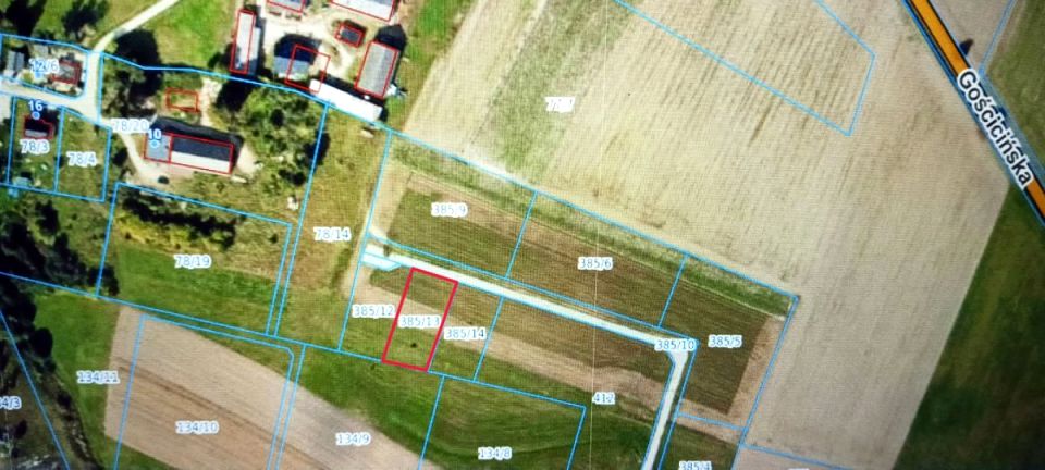 Działka budowlana Gowino