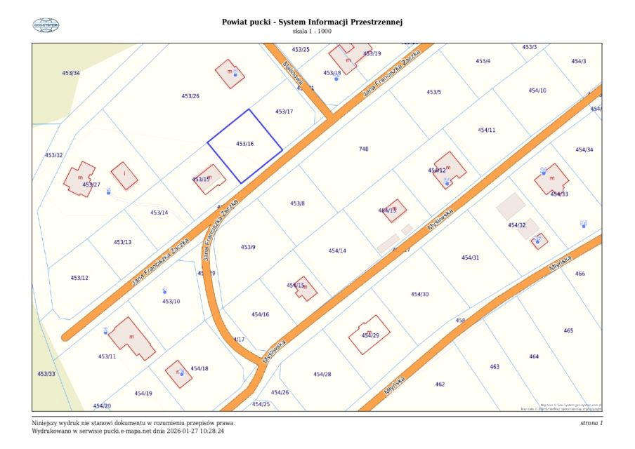 Działka budowlana Jastrzębia Góra