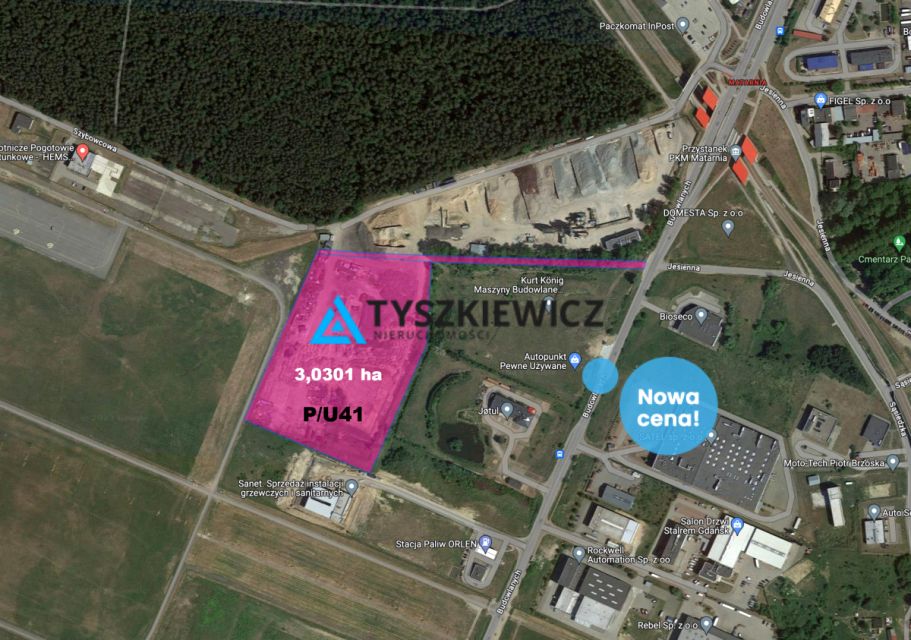 Działka przemysłowa Gdańsk