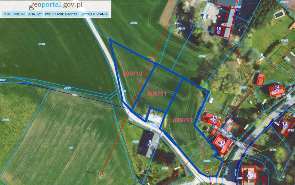 Działka budowlana Dzikowiec