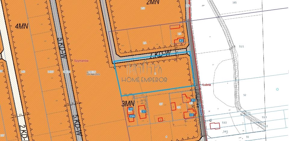 Działka budowlana Łubna