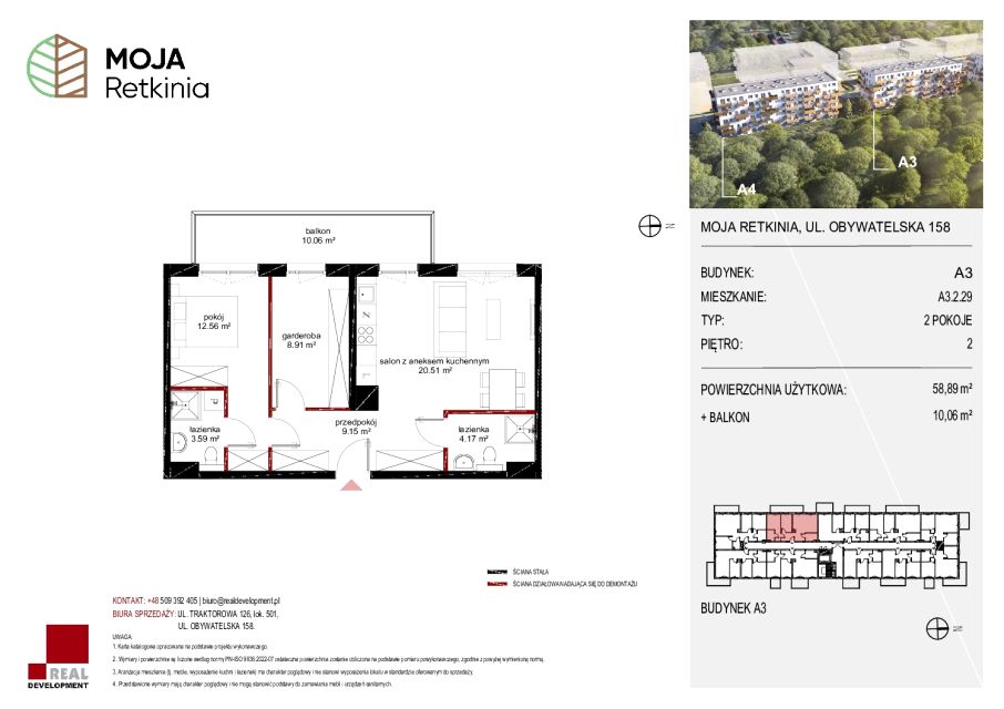 Mieszkanie Lublinek-Pienista, ul. Obywatelska 158