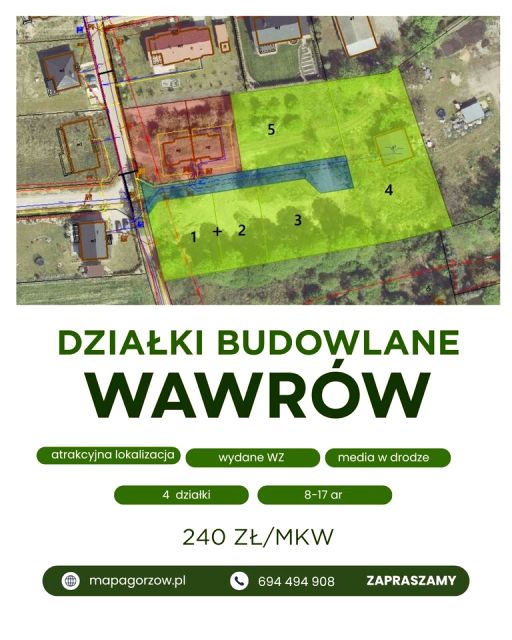 Działka WAWRÓW