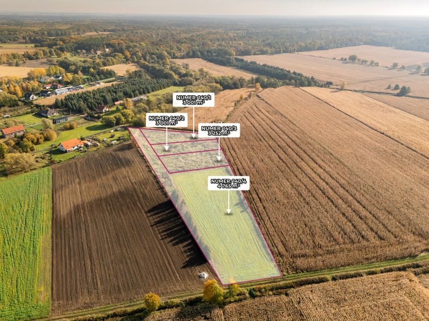 Działka rolna Kątna