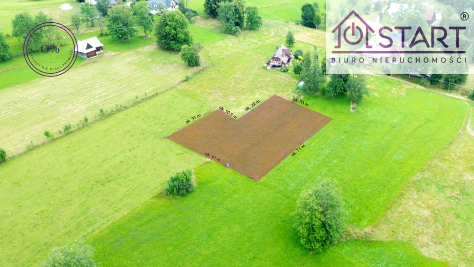 Działka budowlana Czerwienne