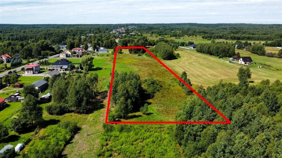 Działka budowlano-rolna Hutki