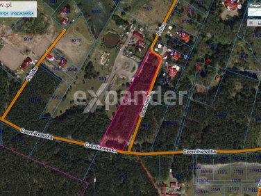 Działka przy lesie