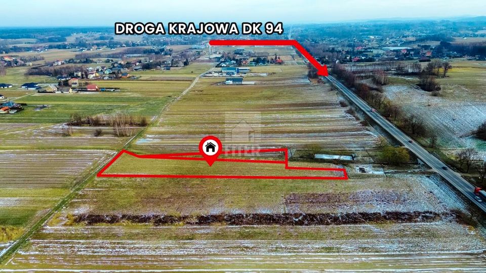 Działka przemysłowa Wola Dębińska