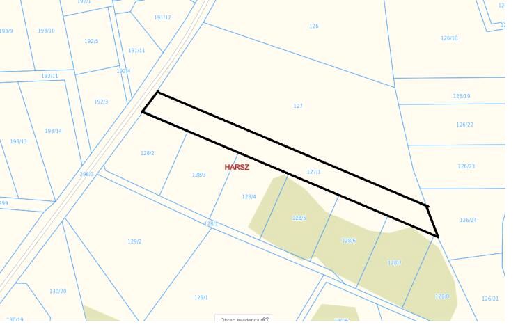 Działka budowlana Harsz