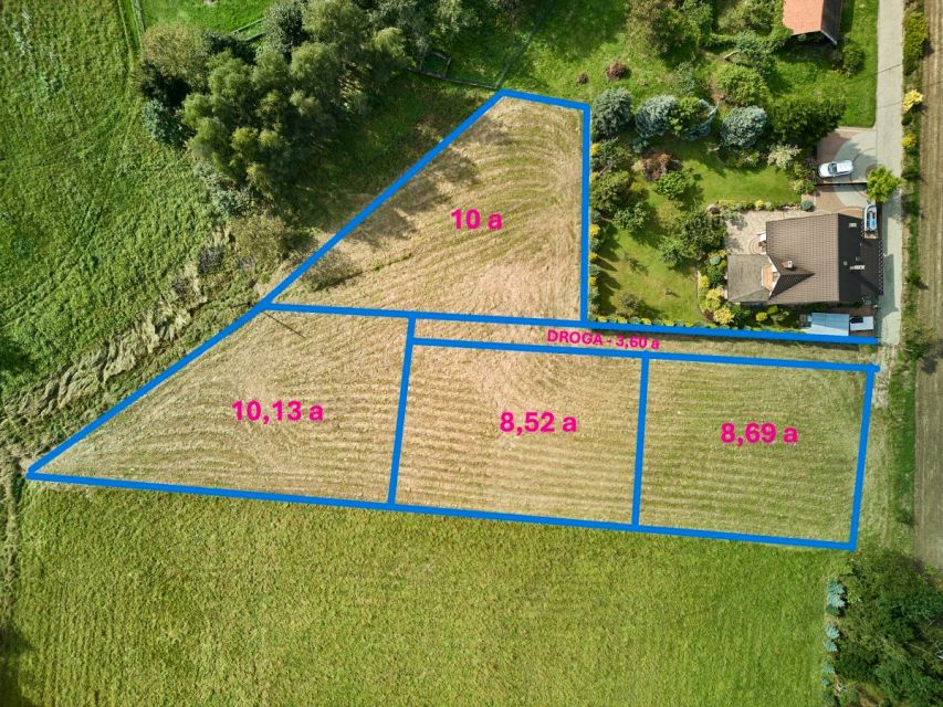 Działka budowlana Siercza