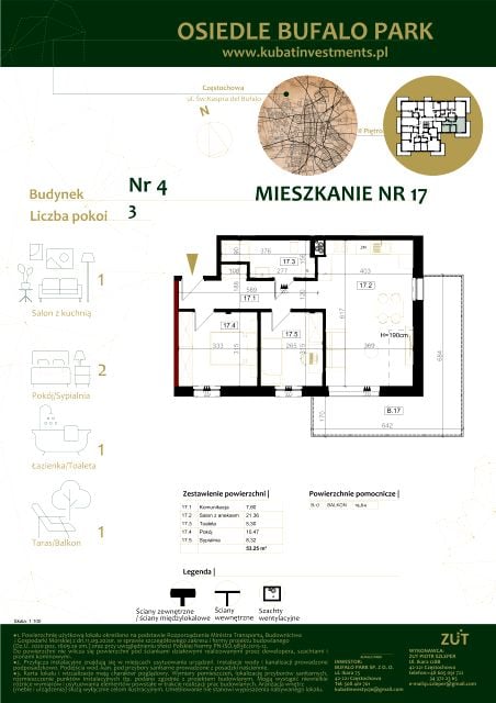 Mieszkanie Grabówka, ul. Kaspra del Bufalo