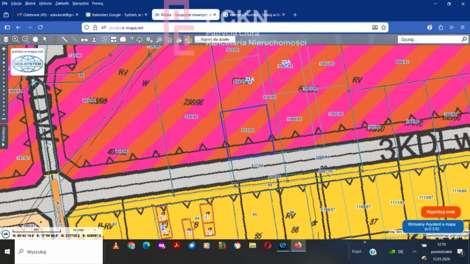 Działka budowlana Zawada sprzedam
