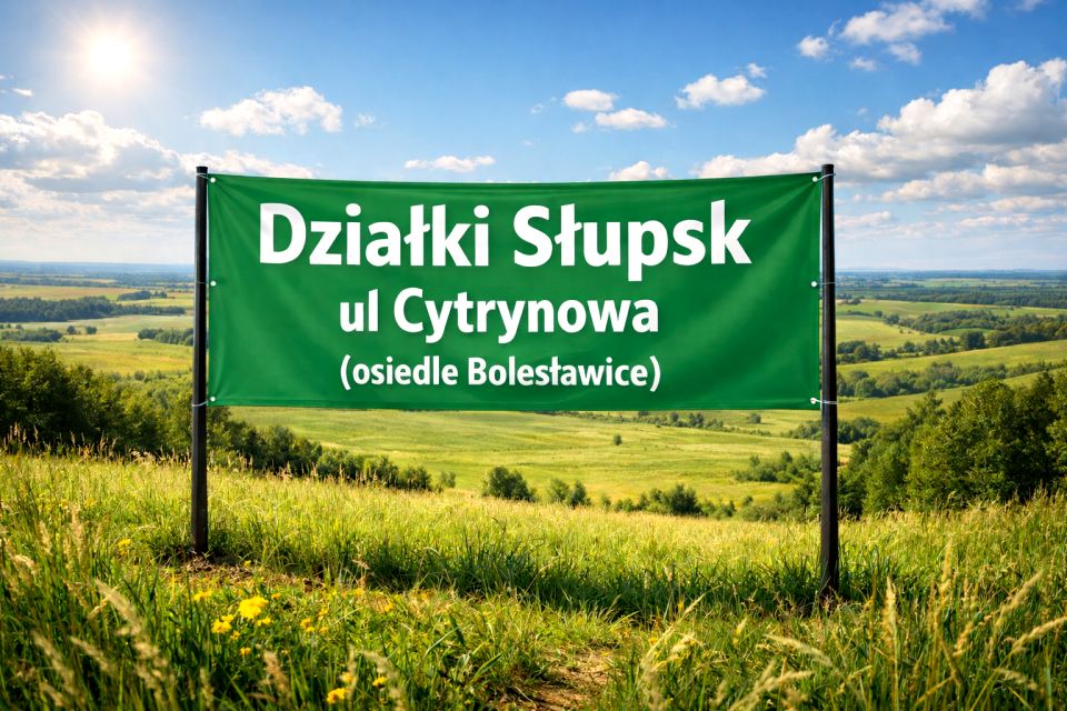 Działka budowlana Słupsk sprzedam