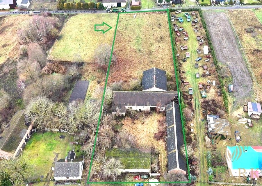 Ogrodzona działka sprzedam