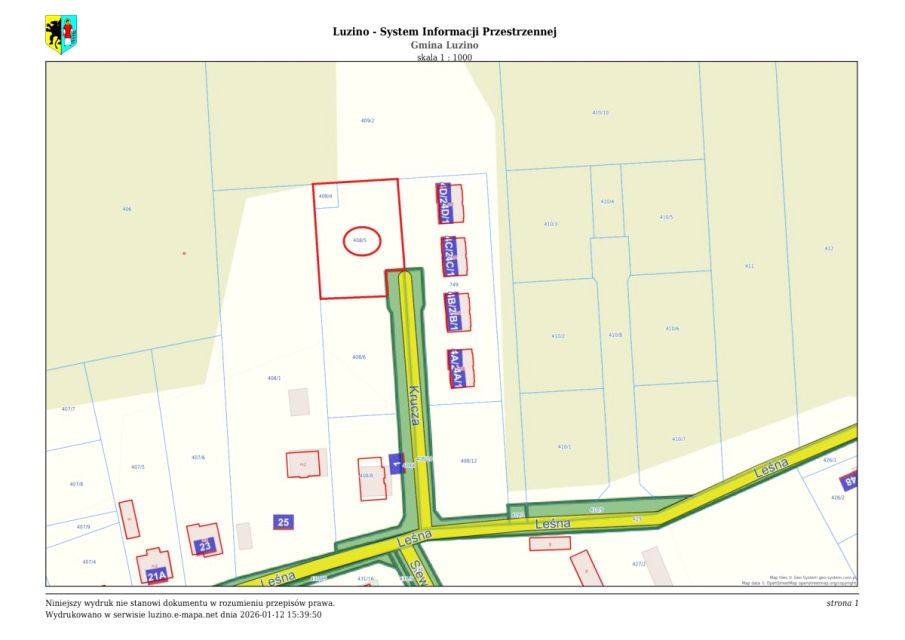 Działka budowlana Kębłowo