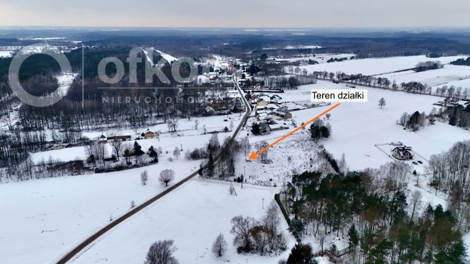 Ogrodzona działka sprzedam