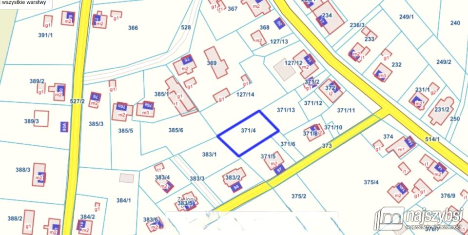 Działka budowlana Dargobądz