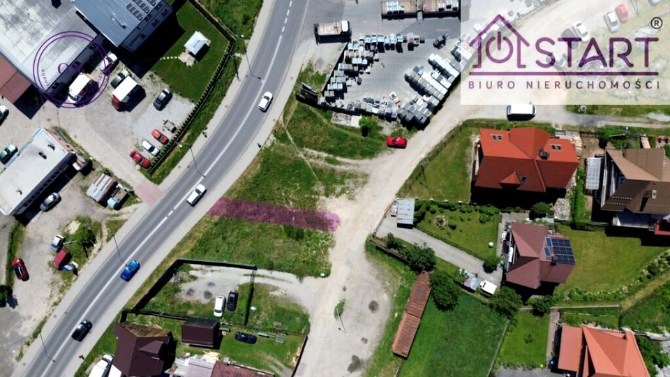 Działka usługowa Nowy Targ