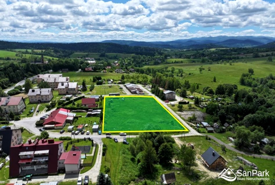 Działka inwestycyjna Lutowiska