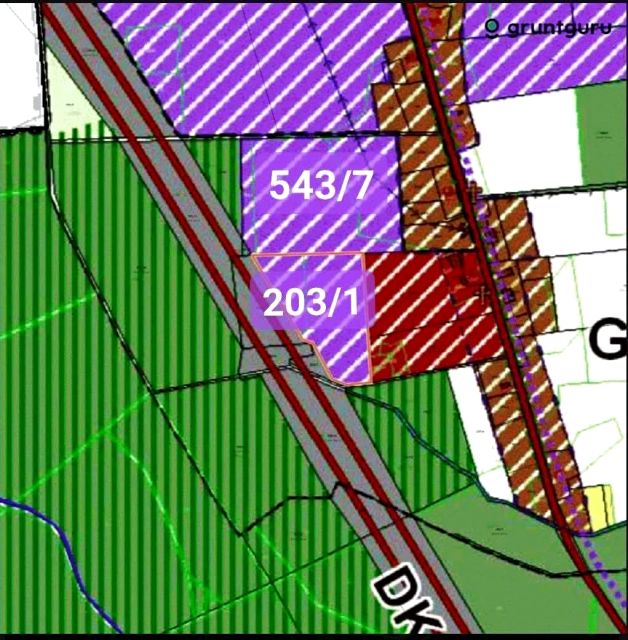 Działka inwestycyjna Giżyn