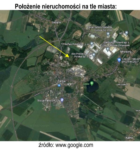 Działka inwestycyjna Żarów