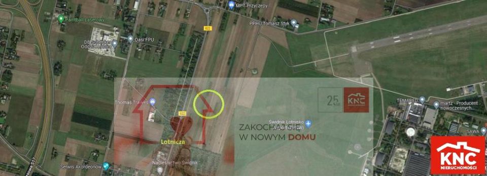 Działka usługowa Świdnik