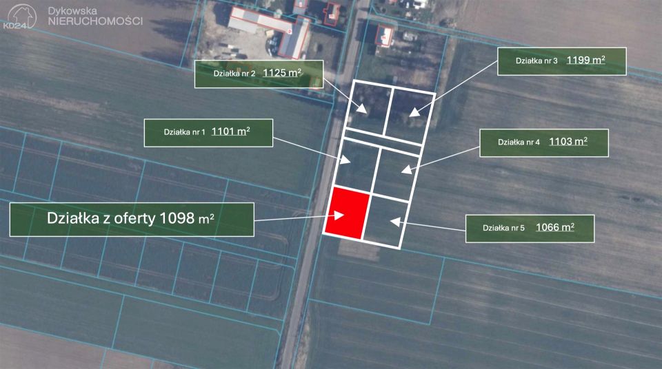 Pusta działka Tawęcino