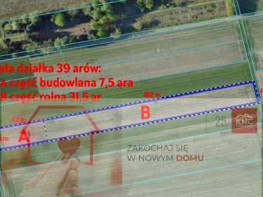 Działka budowlano-rolna Lisów