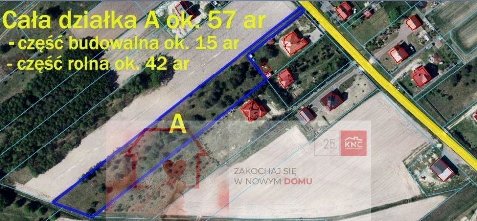 Działka budowlano-rolna Wola Lisowska