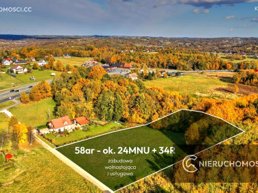 Działka budowlano-rolna Krzyszkowice