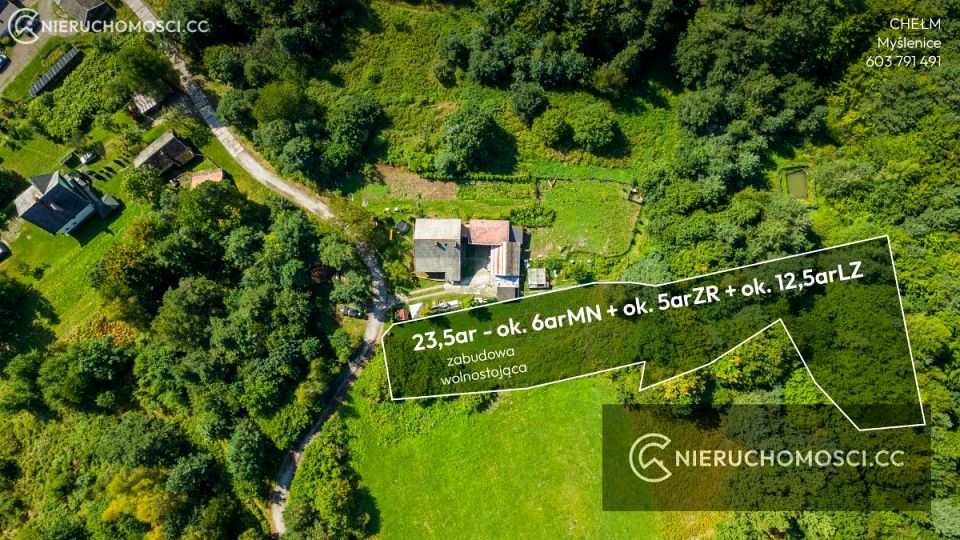 Działka budowlana Myślenice