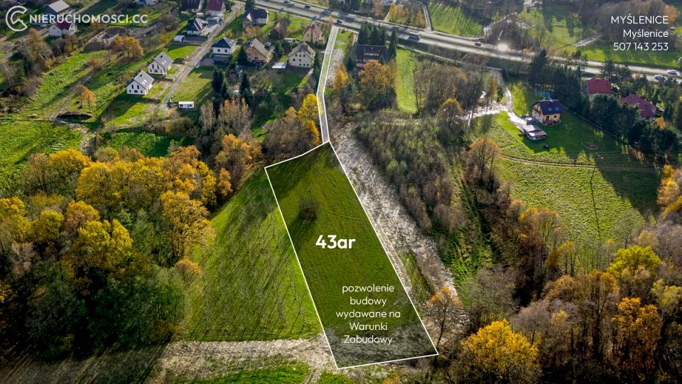 Działka budowlana Myślenice