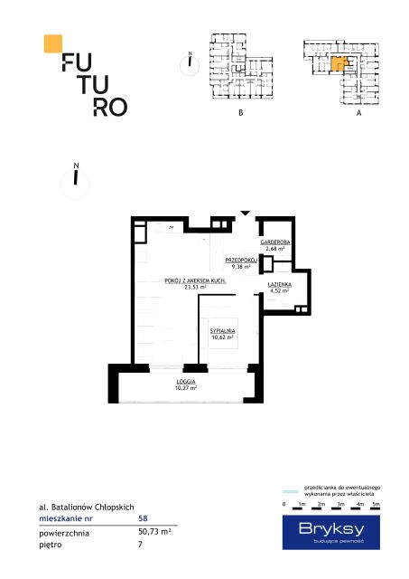 Mieszkanie Staroniwa, al. Batalionów Chłopskich