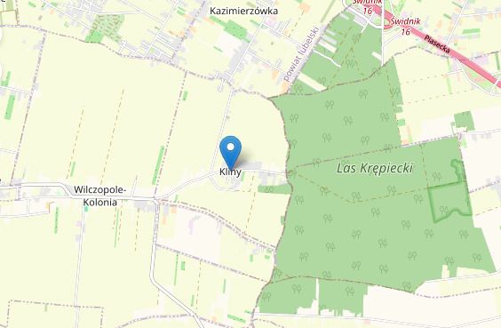 Działka budowlano-rolna Kliny
