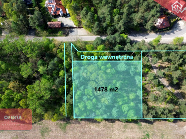Działka przy lesie