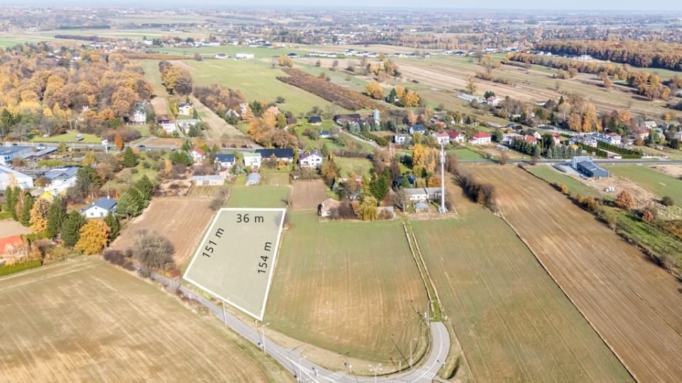 Działka usługowa Dębówka